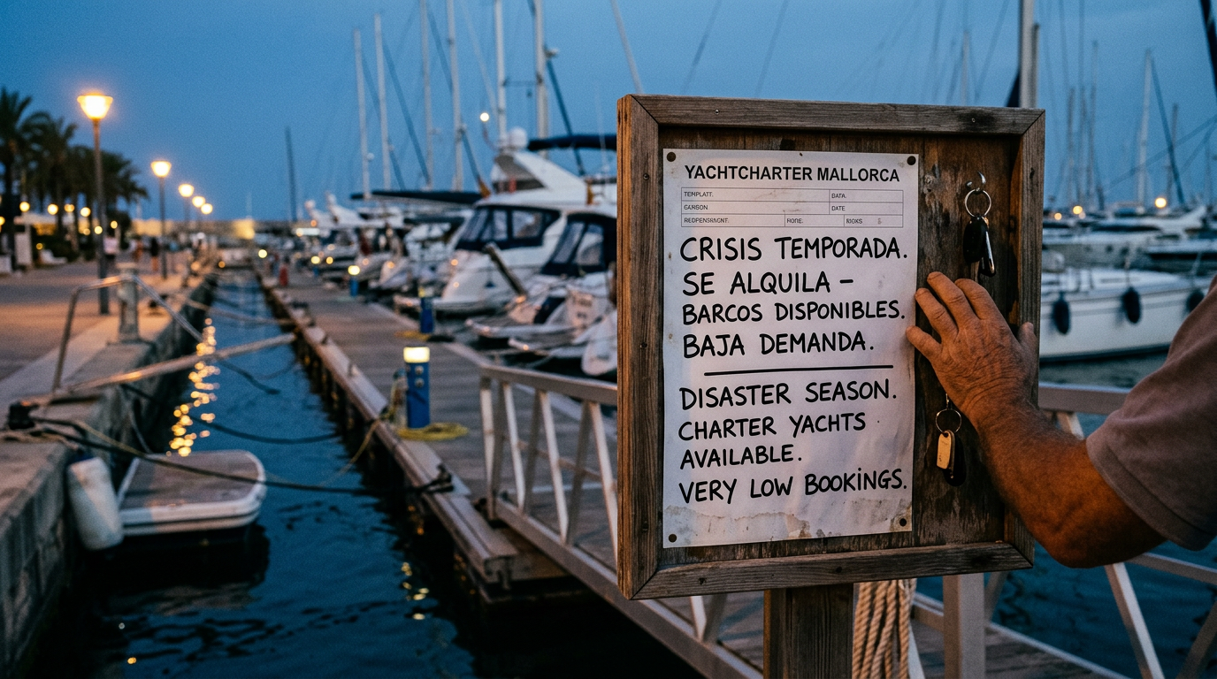 Yachtcharter Mallorca: Katastrofsäsong för branschen